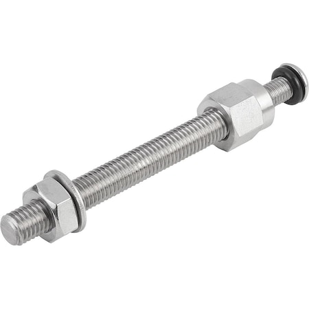 Kipp Threaded Spindle For Swivel Feet D1=M20X150 Stainless Steel K0669.201502
